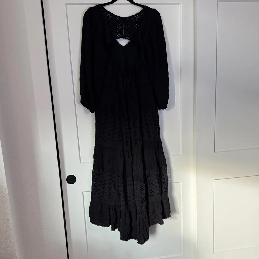 Free People Mockingbird Maxi in Black - Picture 4 of 9